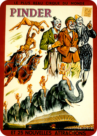 L'histoire du cirque de Pinder